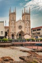 Catholic Church of St. Francis Xavier, popular tourism destination in Malacca, Melaka, Malaysia